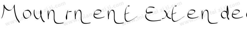 Mounrnent Extended字体转换